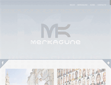 Tablet Screenshot of merkagune.net